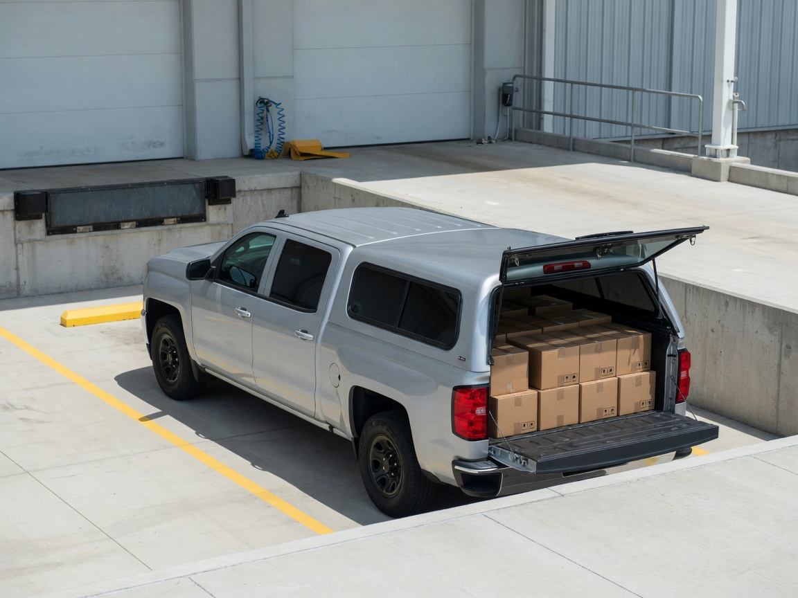 A loaded van for the weekly round